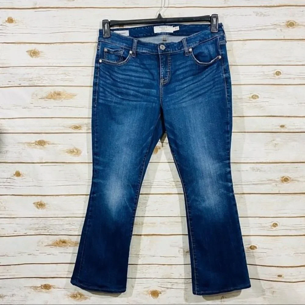 Torrid women’s first at fit slim boot blue jeans size 12R